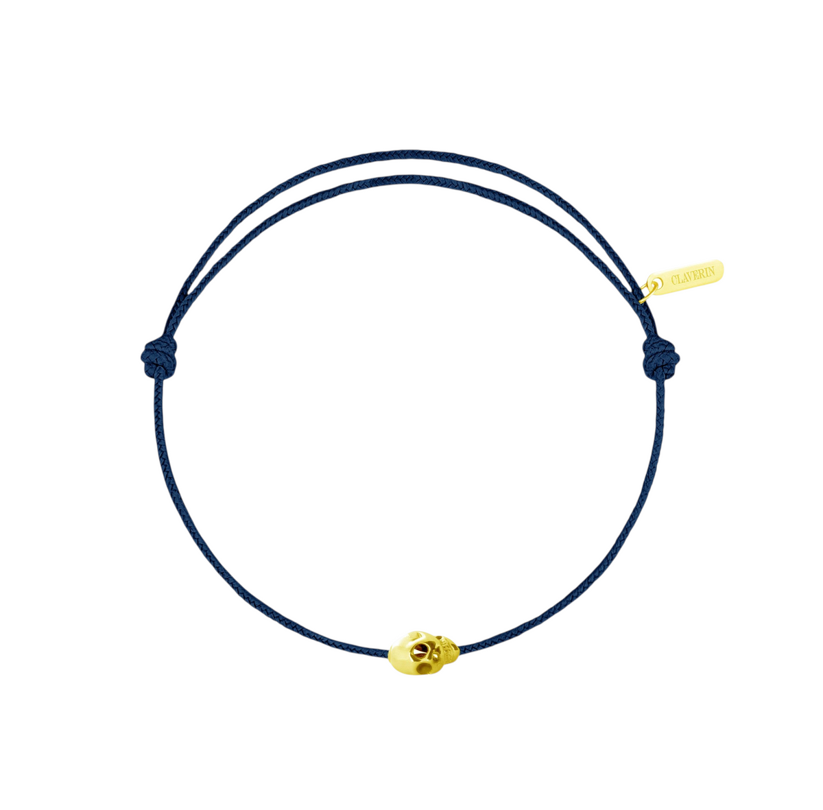 Gold Skull cordon bleu marine