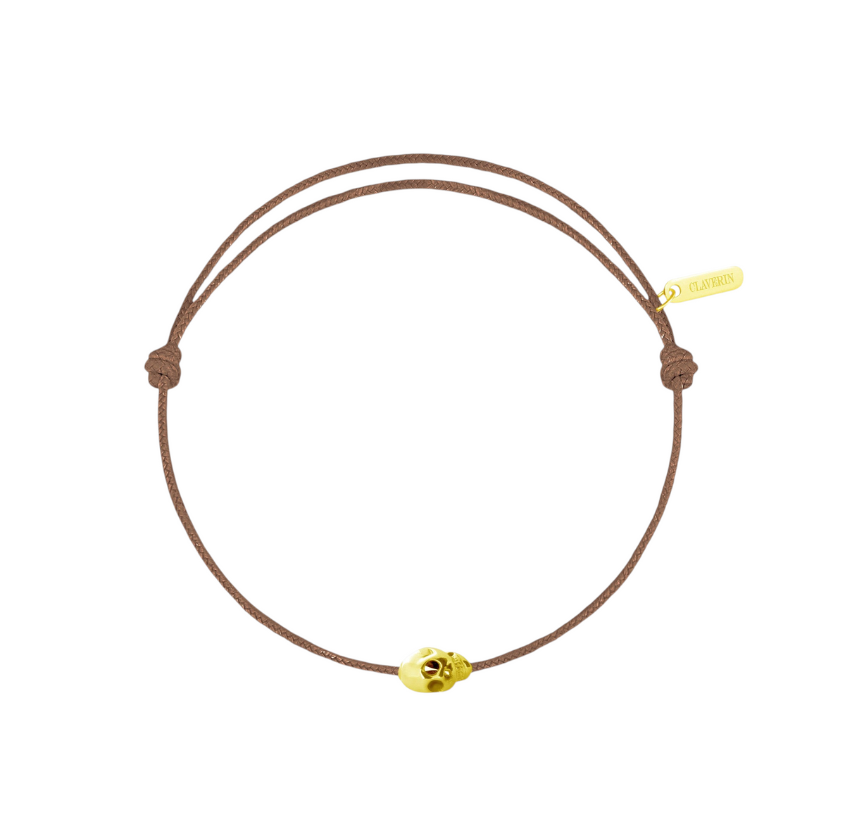 Gold Skull cordon taupe