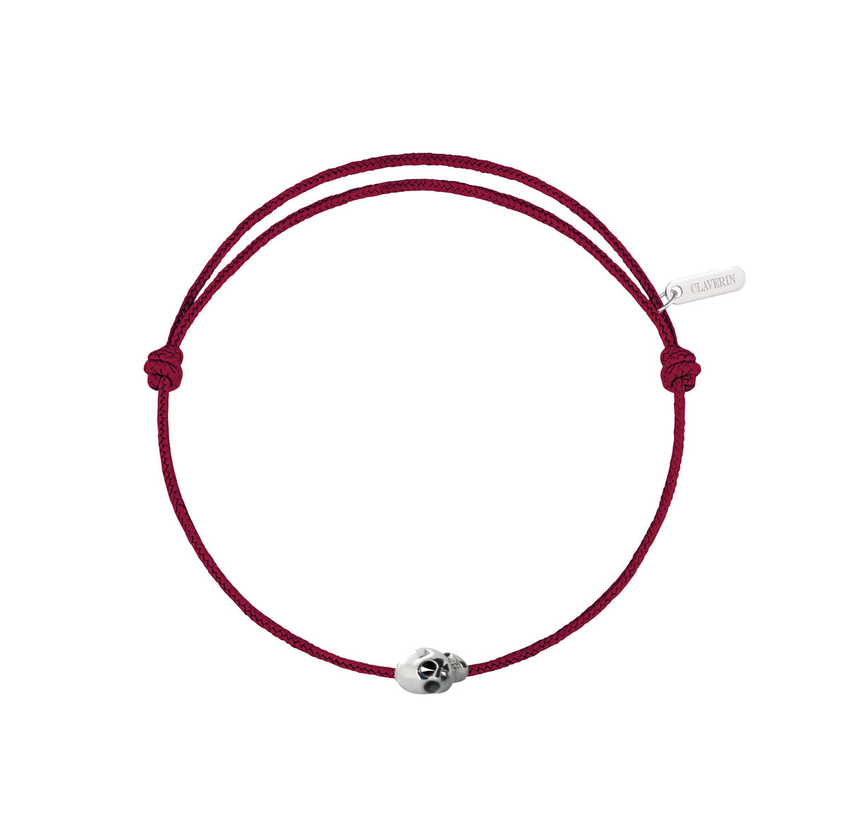 Gold Skull cordon bordeaux