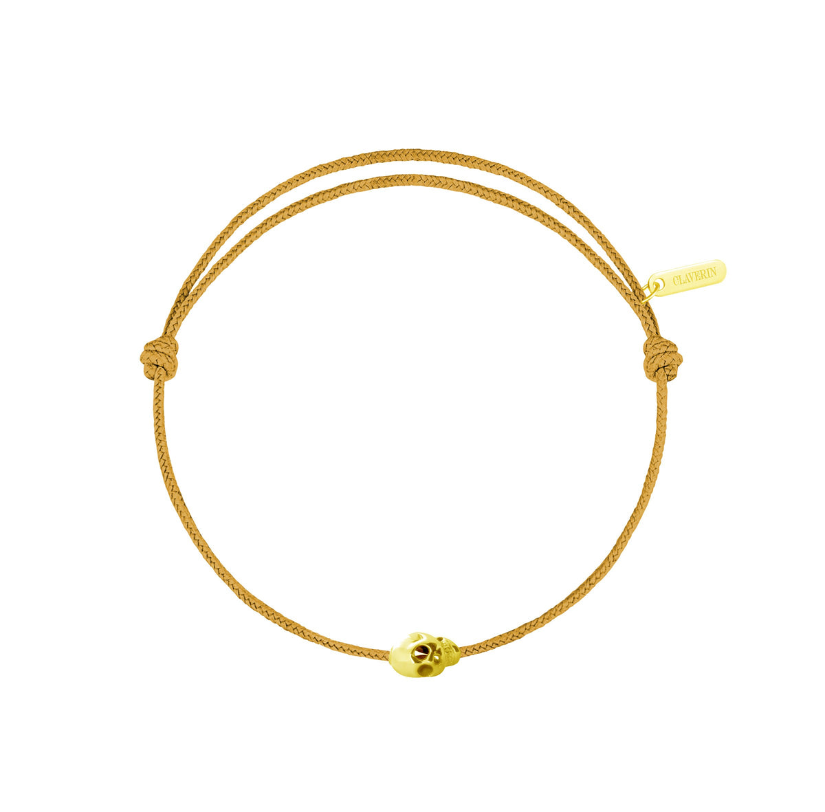 Gold Skull cordon moutarde