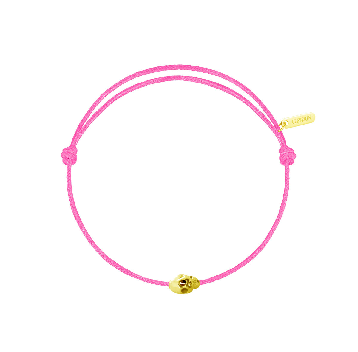 Gold Skull cordon rose fuschia
