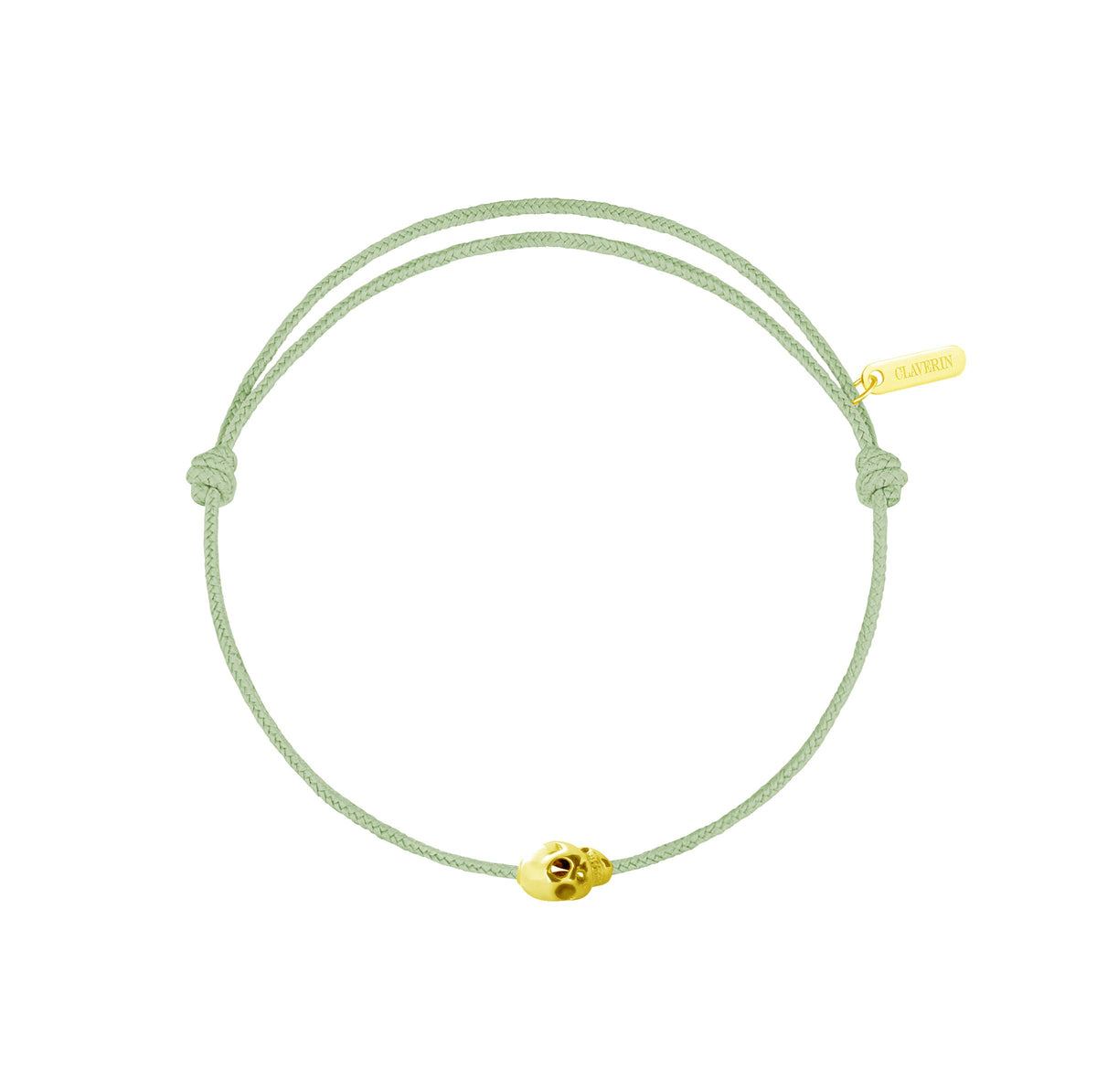 Gold Skull cordon thé vert