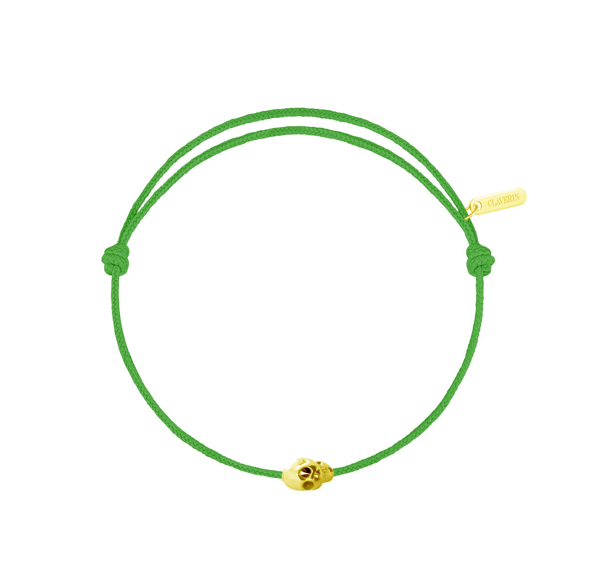 Gold Skull cordon vert pop