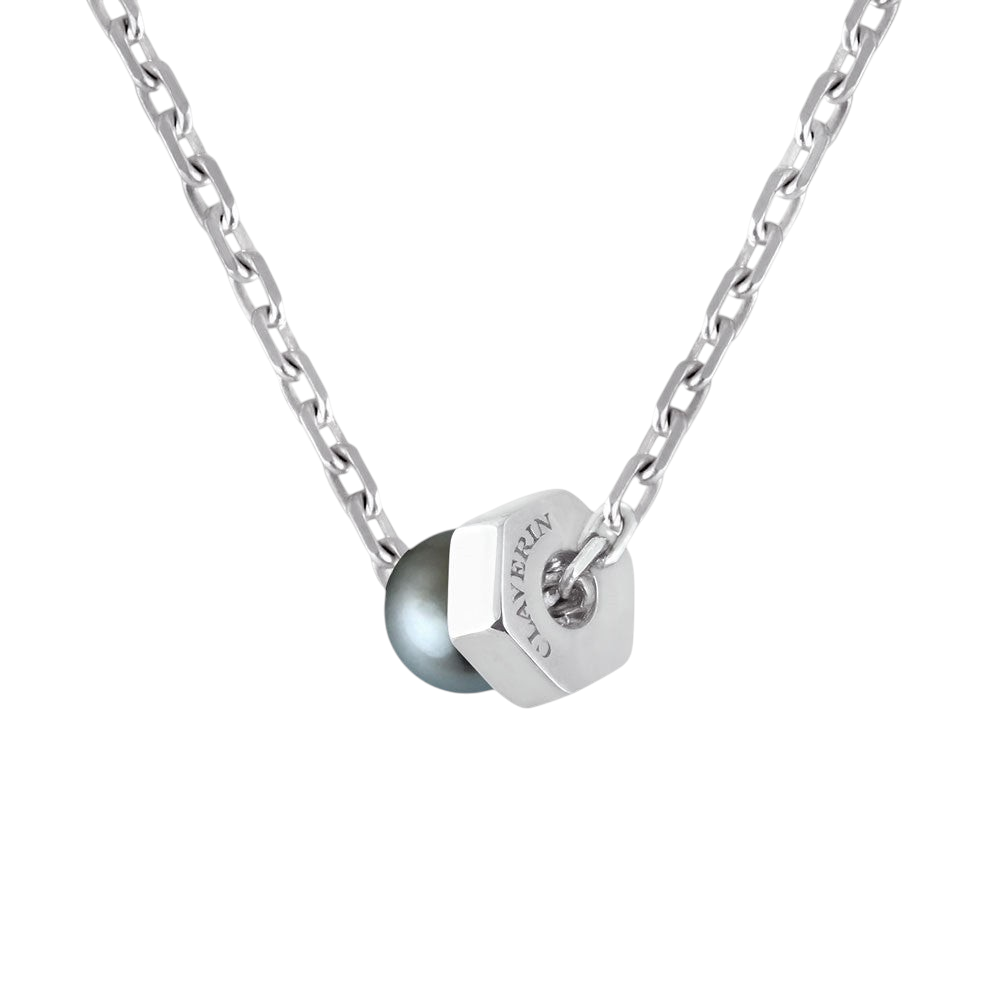 Collier Bolt perle de Tahiti