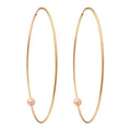 Pearly Hoop XL perles roses