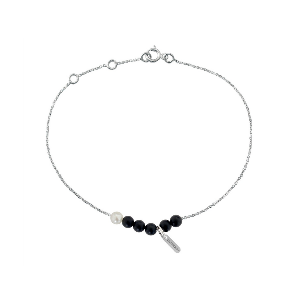 Bracelet Black Rosary or blanc