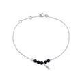 Bracelet Black Rosary or blanc