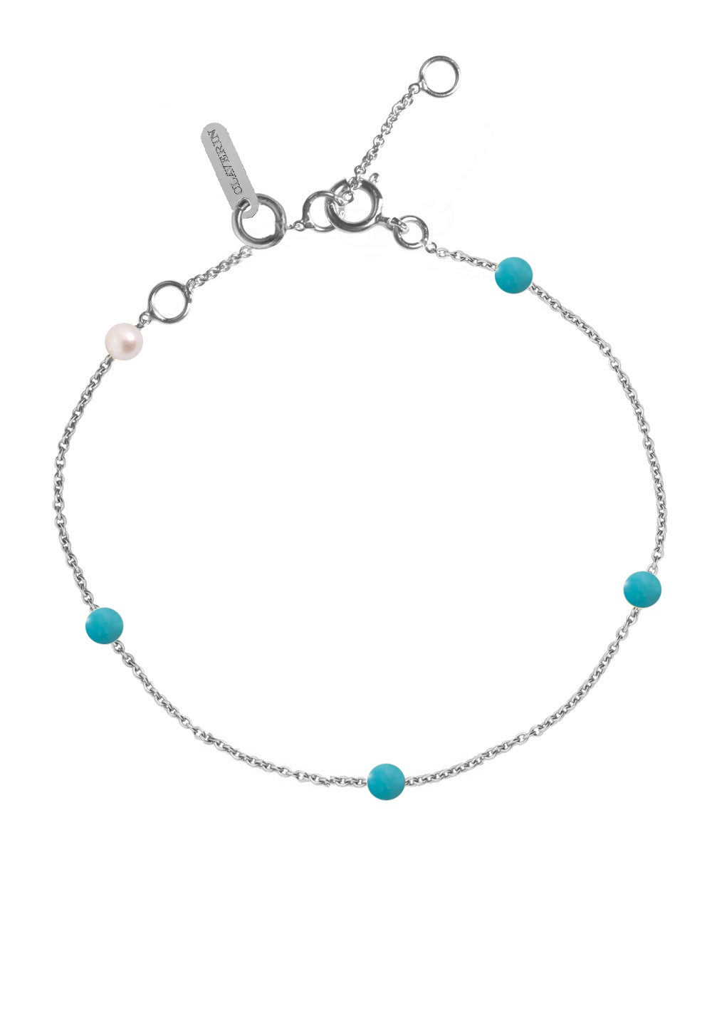 Bracelet Blue Give me 5 or blanc