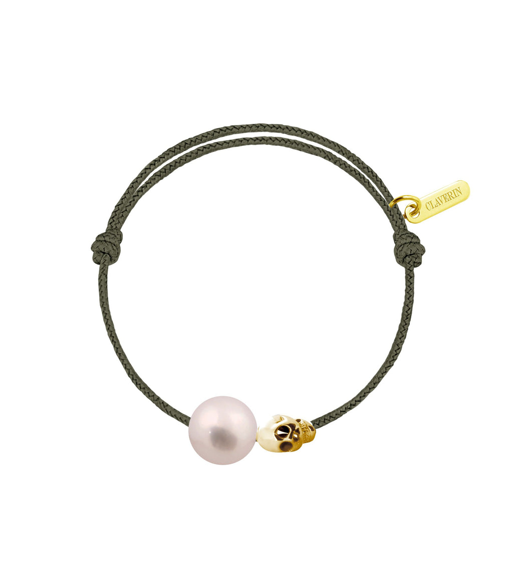 Baby pirate perle rose cordon kaki