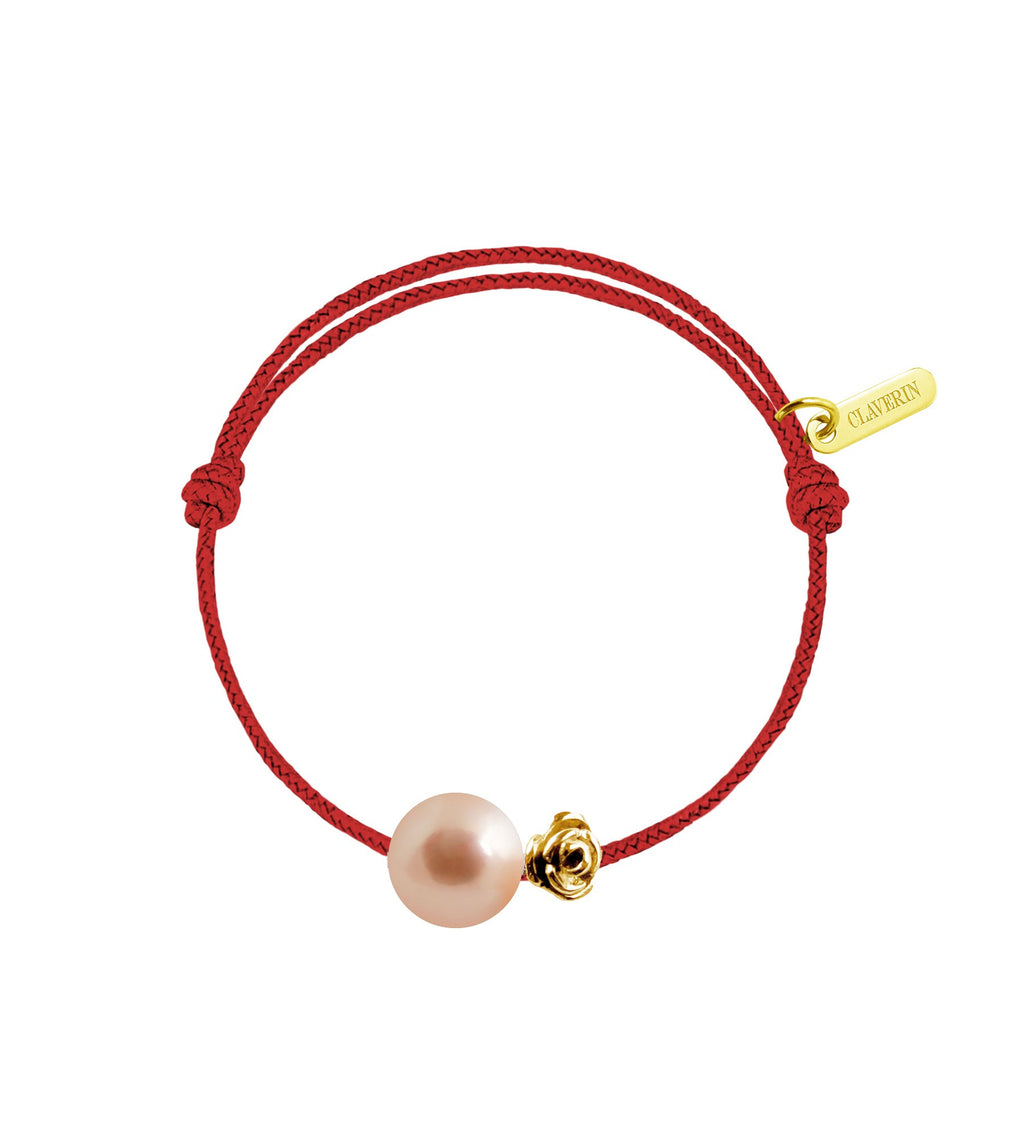 Baby flower perle rose cordon rouge passion