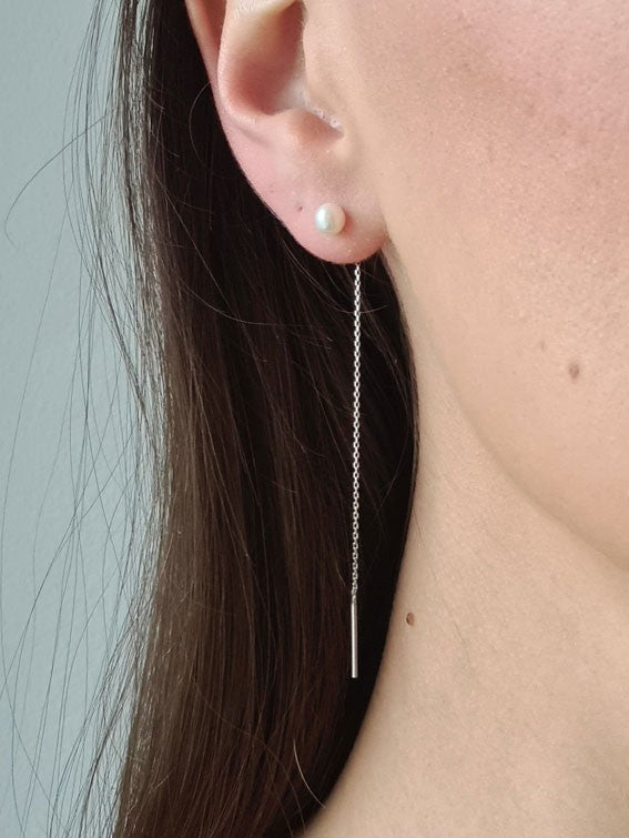 Long Simply or blanc perle blanche