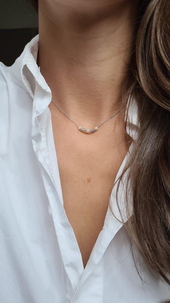 Collier White Bamboo
