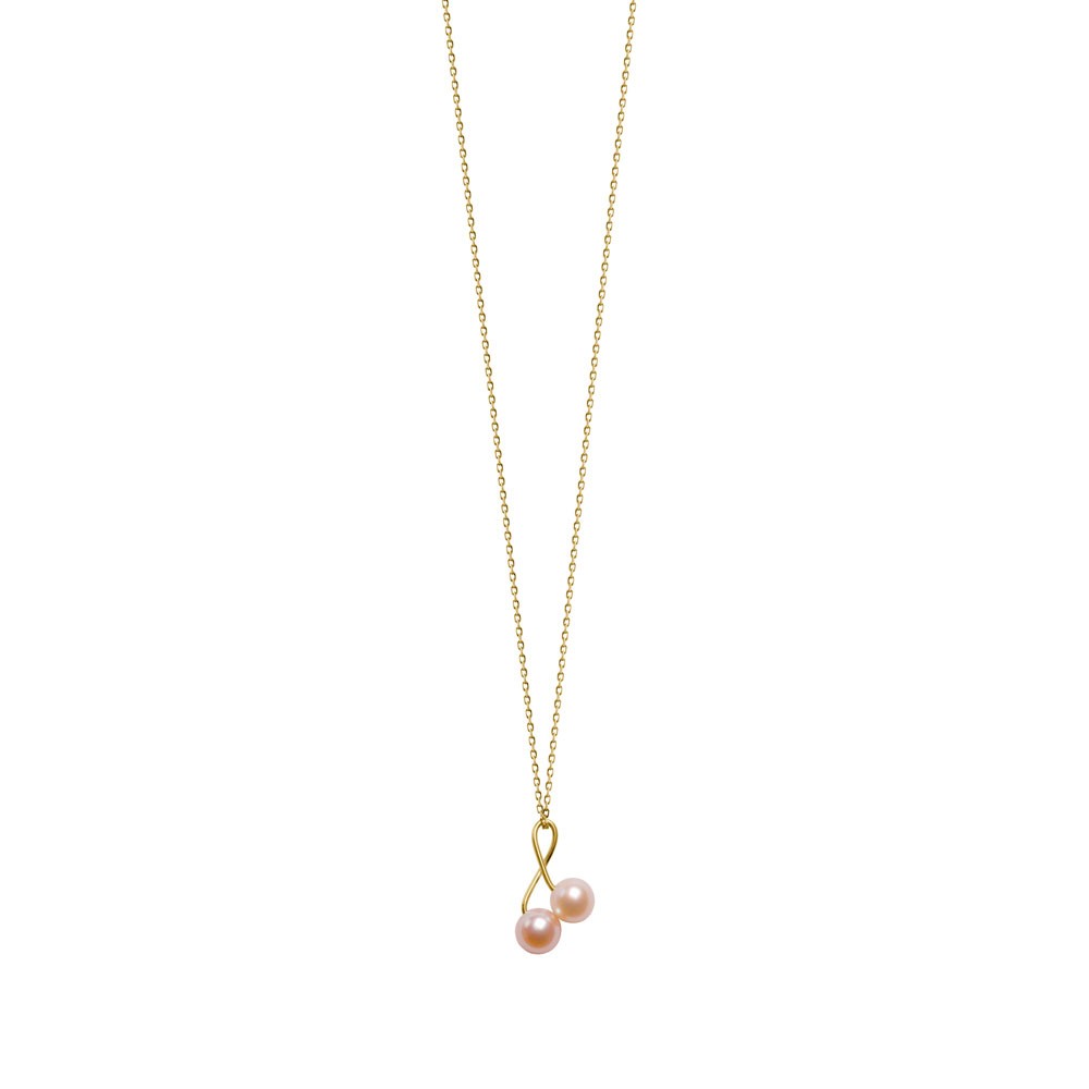 Cherries or jaune perles roses