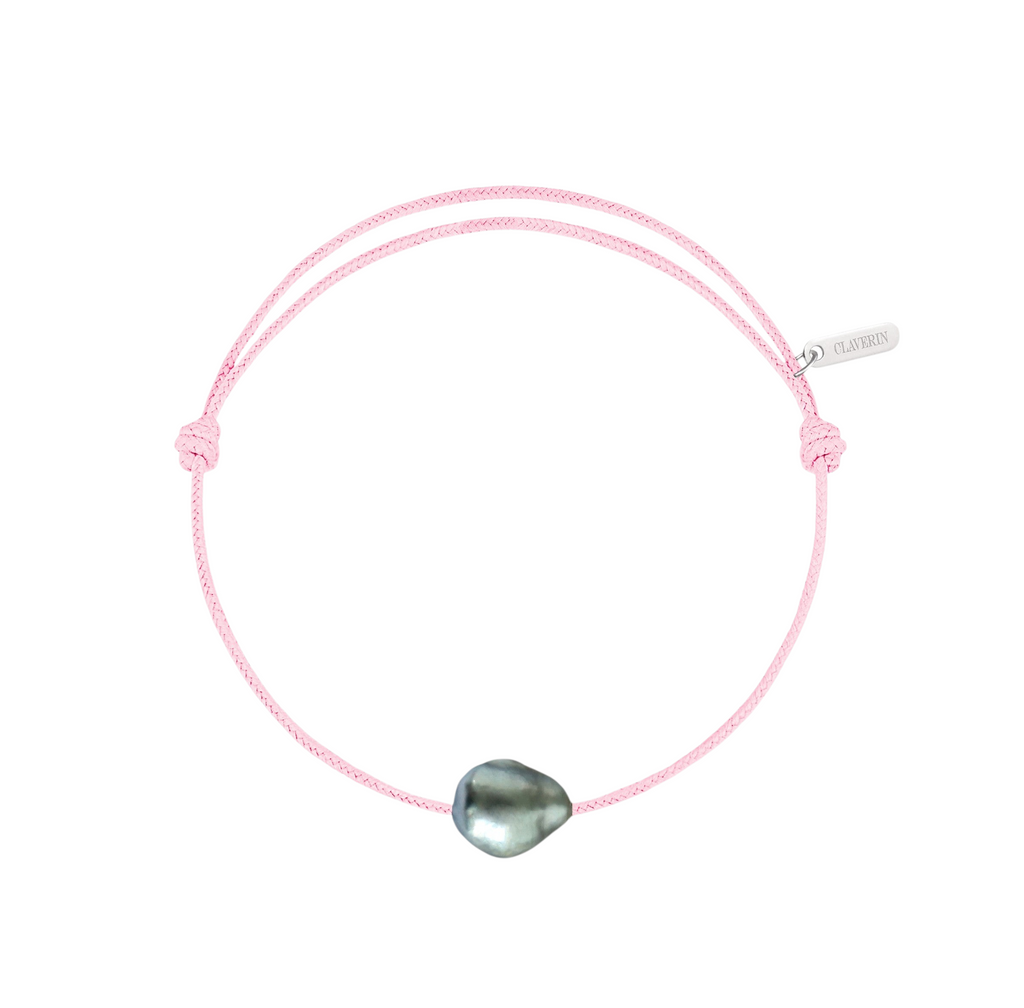 Bracelet Raw cordon baby rose