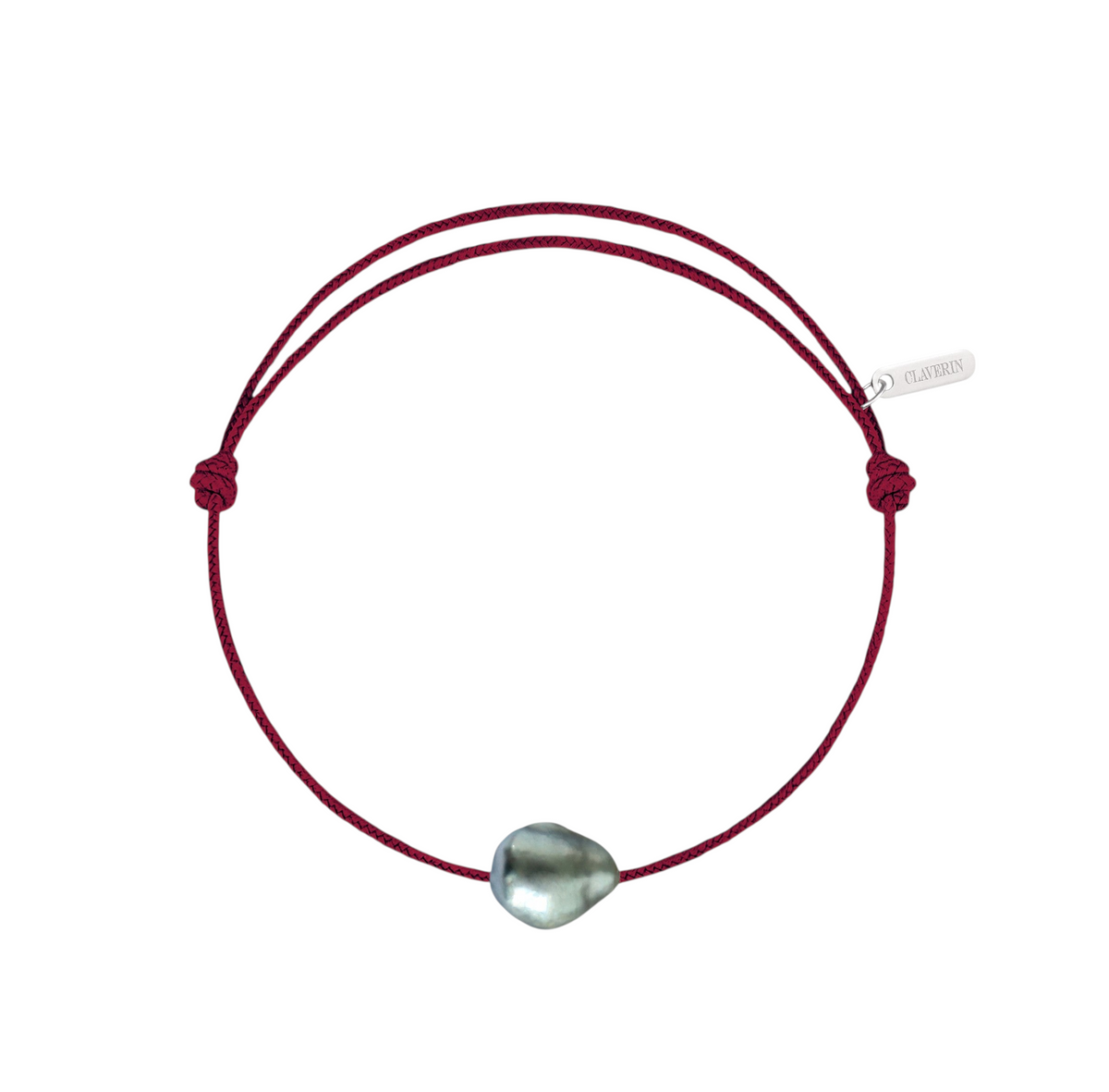 Bracelet Raw cordon bordeaux