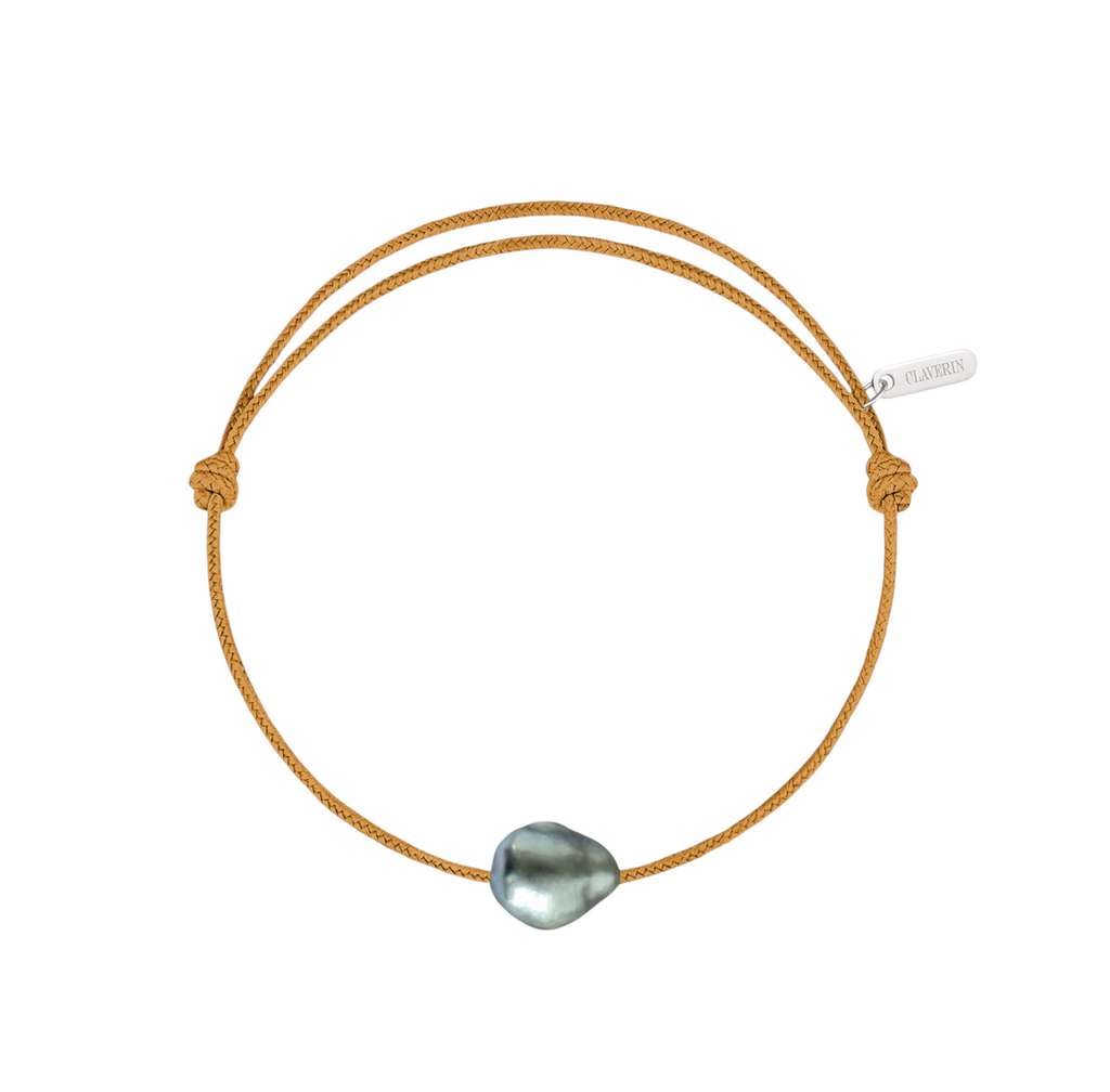 Bracelet Raw cordon camel