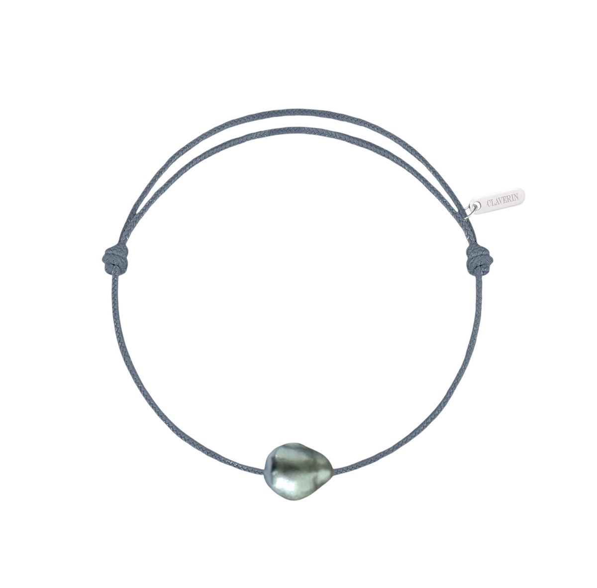 Bracelet Raw cordon gris cendré