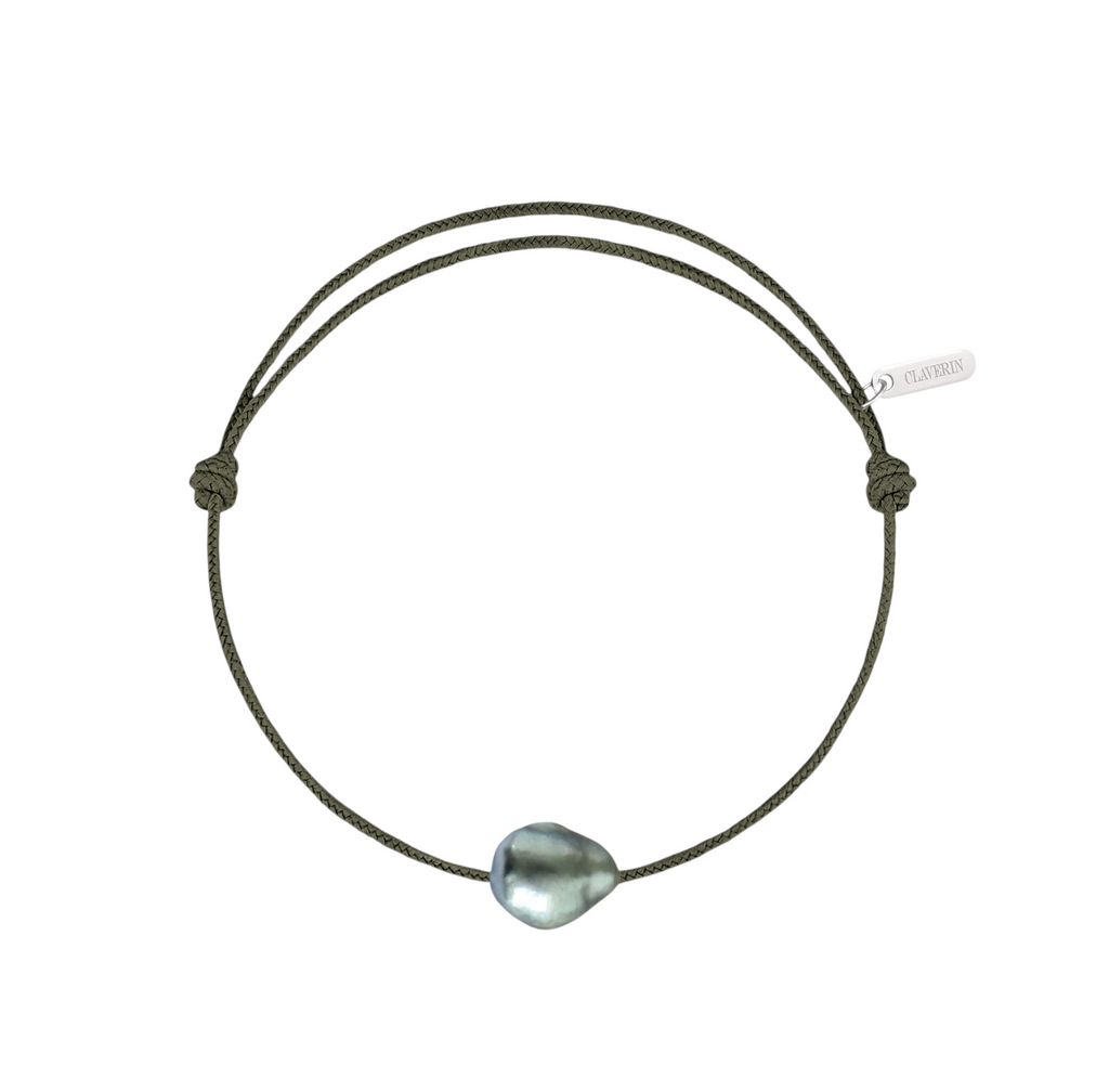Bracelet Raw cordon kaki