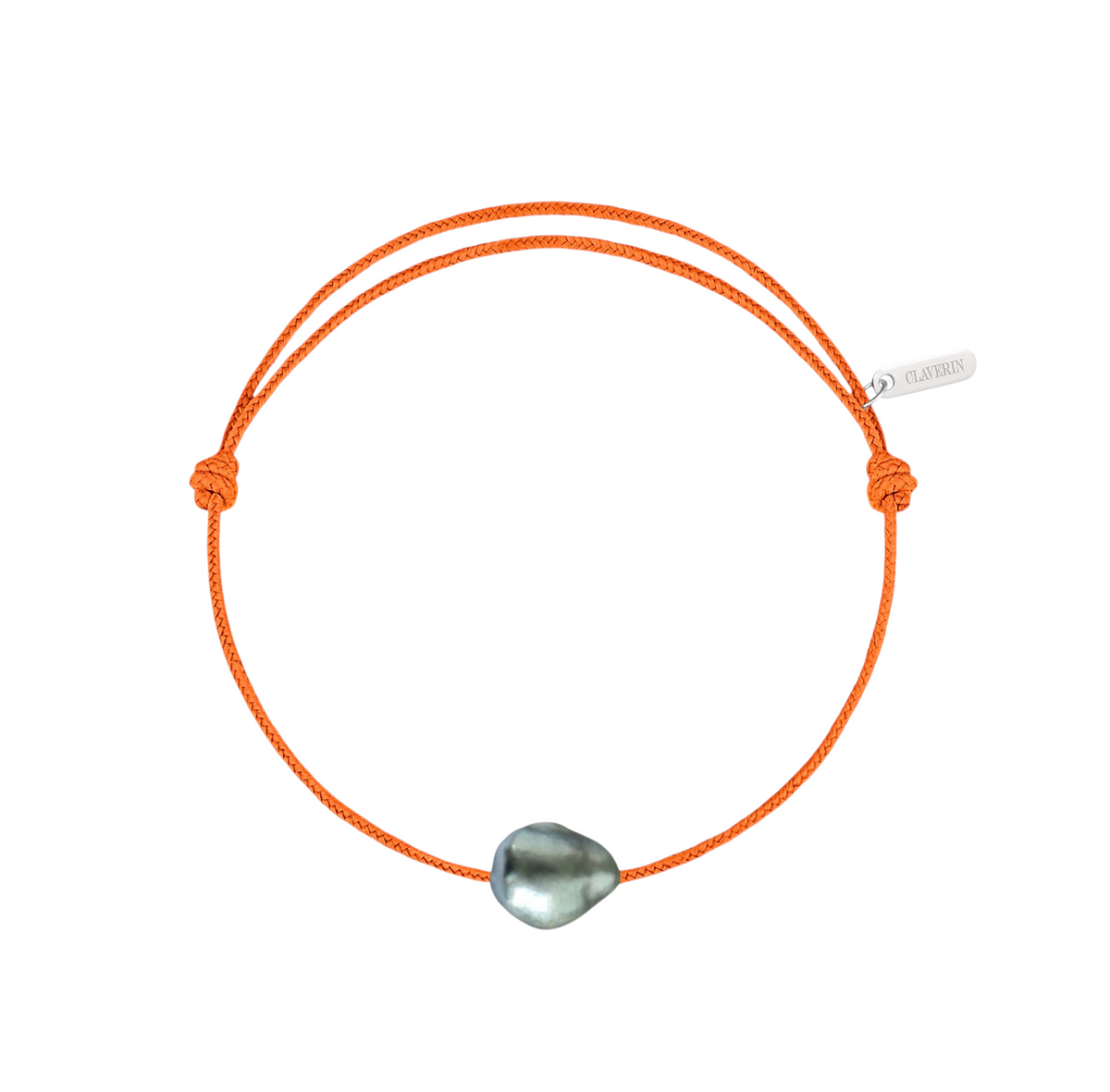Bracelet Raw cordon mandarine
