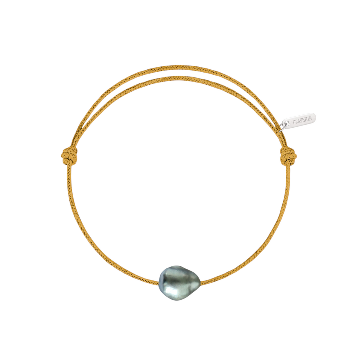 Bracelet Raw cordon moutarde