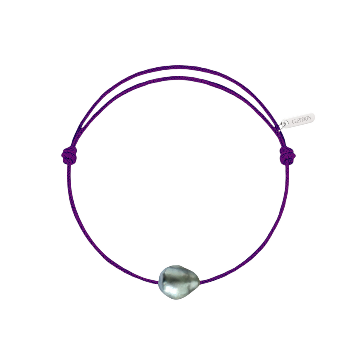 Bracelet Raw cordon prune