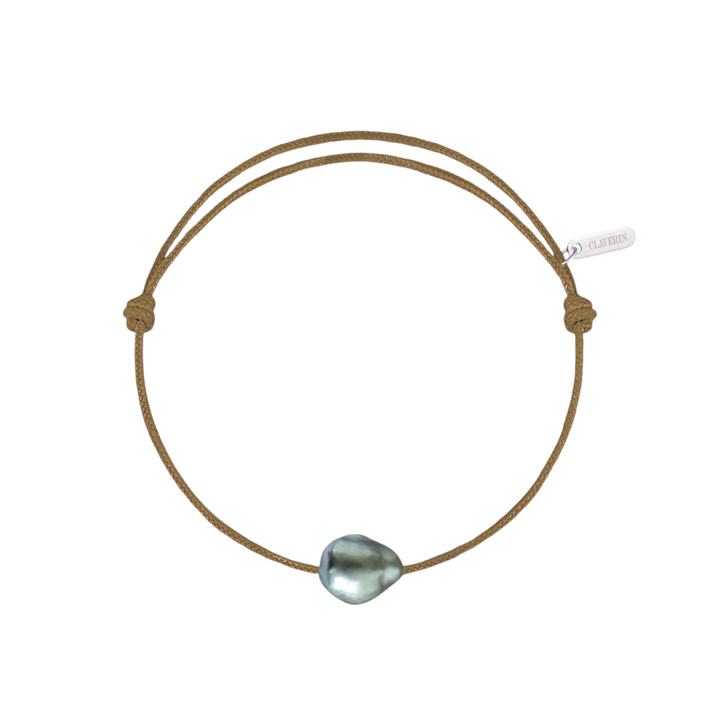 Bracelet Raw cordon taupe