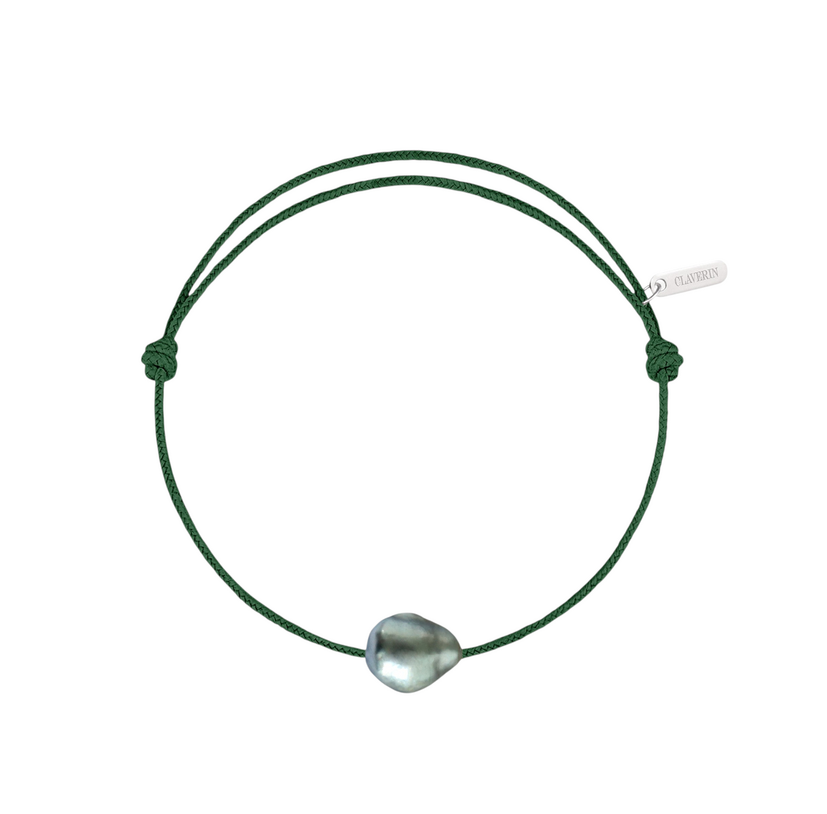 Bracelet Raw cordon vert sapin