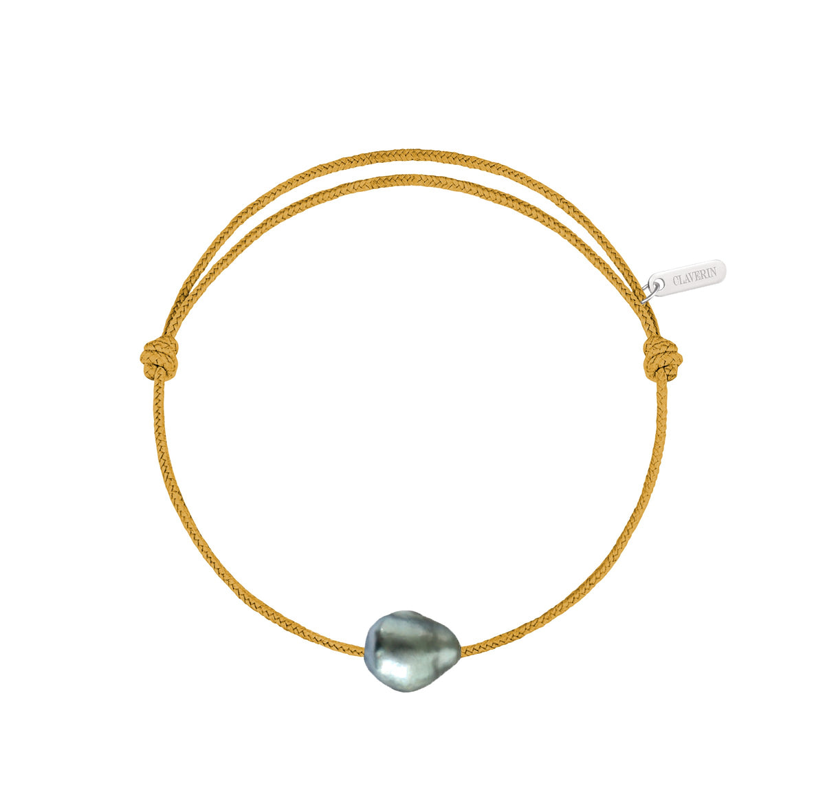 Bracelet Raw cordon moutarde