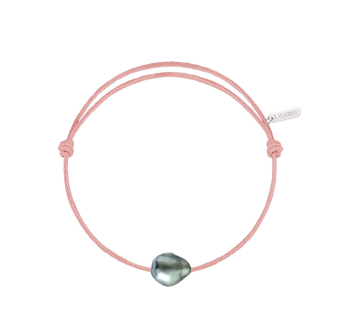 Bracelet Raw cordon rose poudré