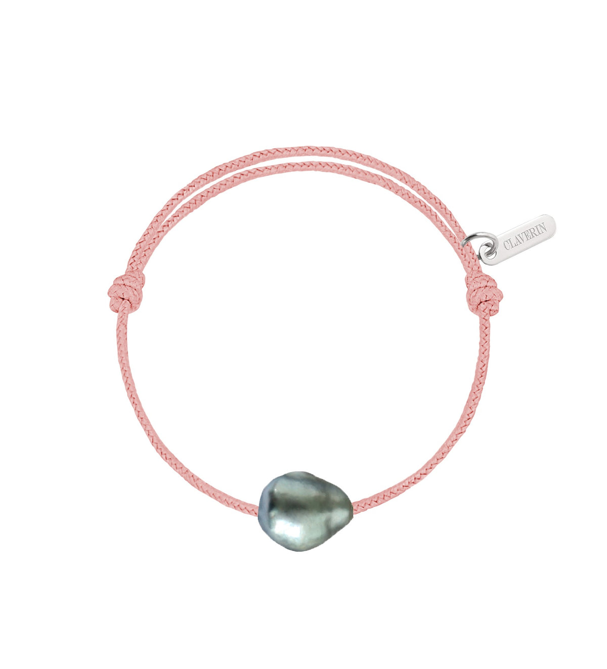 Bracelet Raw cordon rose poudré