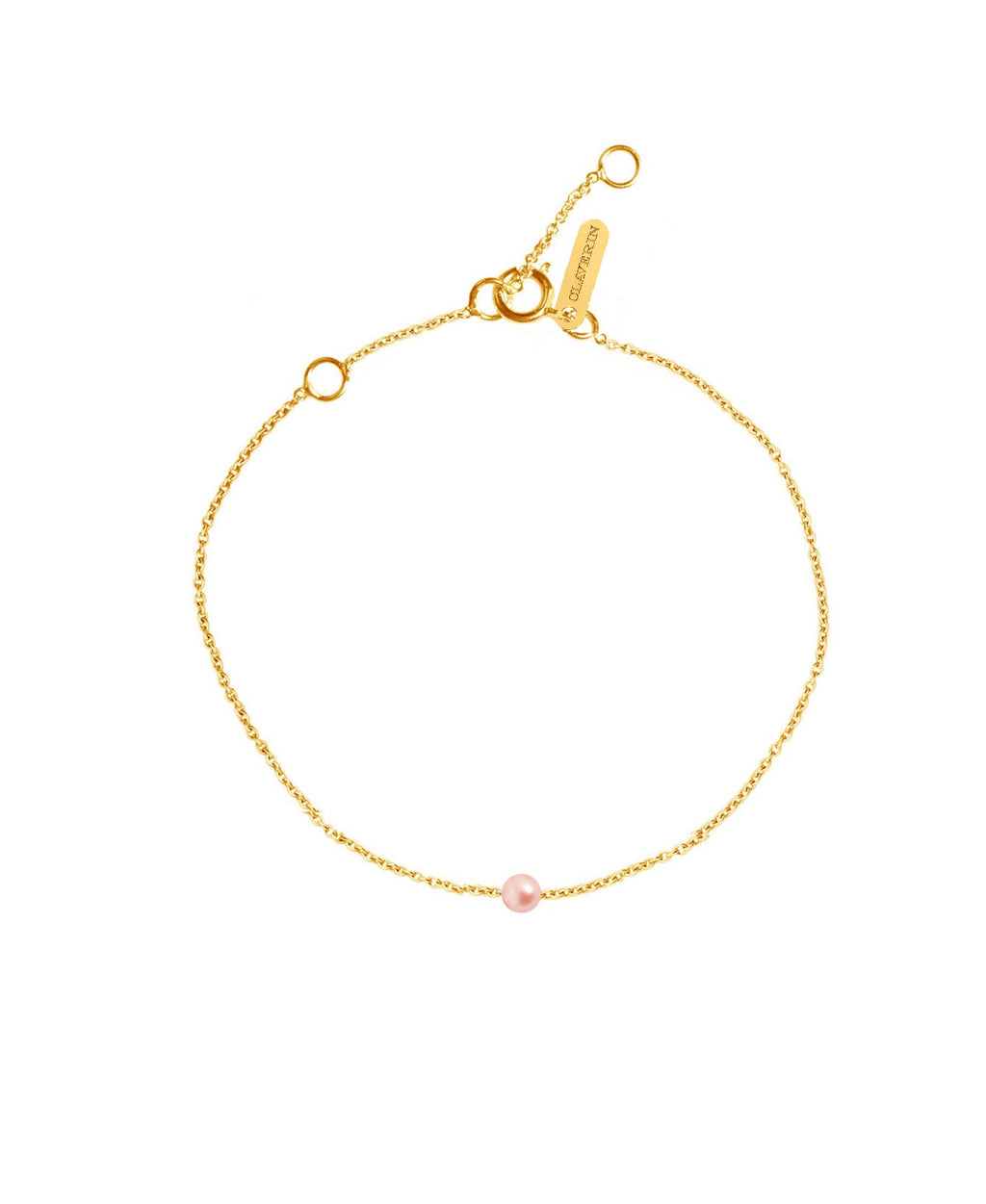 Bracelet Simply mini perle rose or jaune