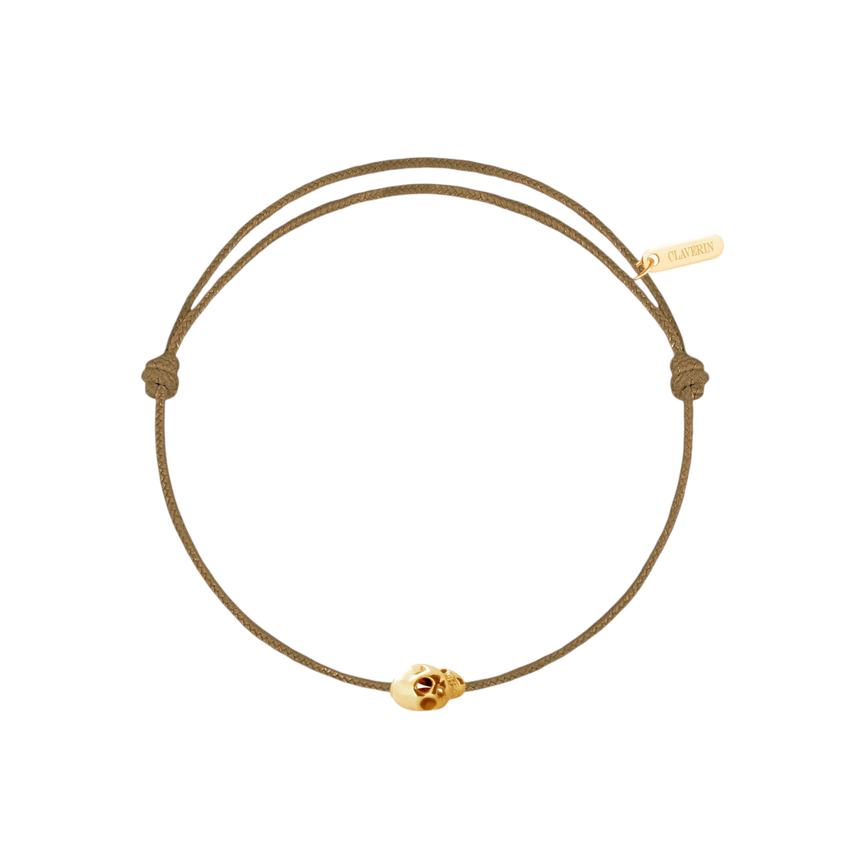 Gold Skull cordon taupe
