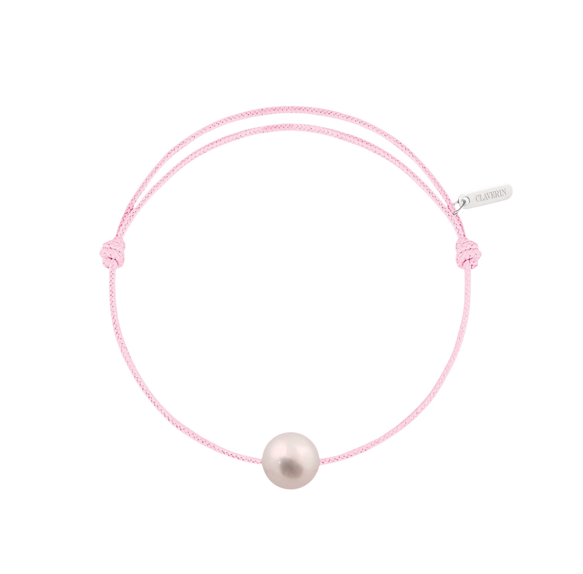 Simply pearly perle blanche cordon baby rose