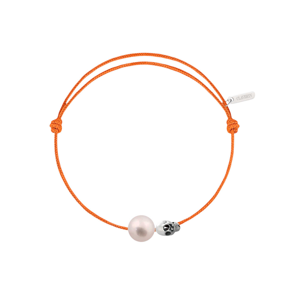 Pearly gold skull cordon mandarine