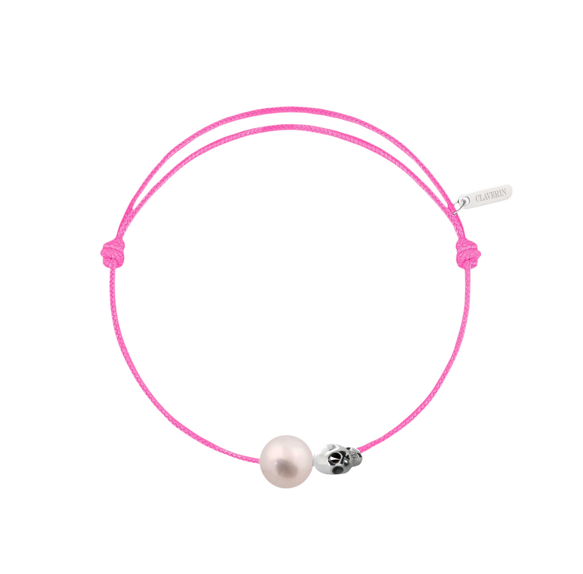 Pearly gold skull cordon rose fuchsia