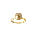 Bague Perle dorée