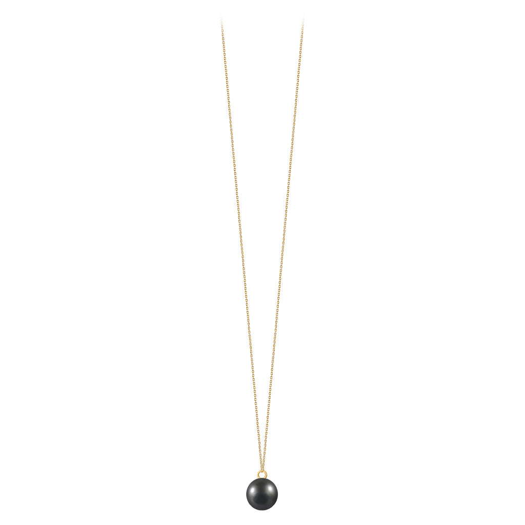 Simply Pearly black pearl necklace
