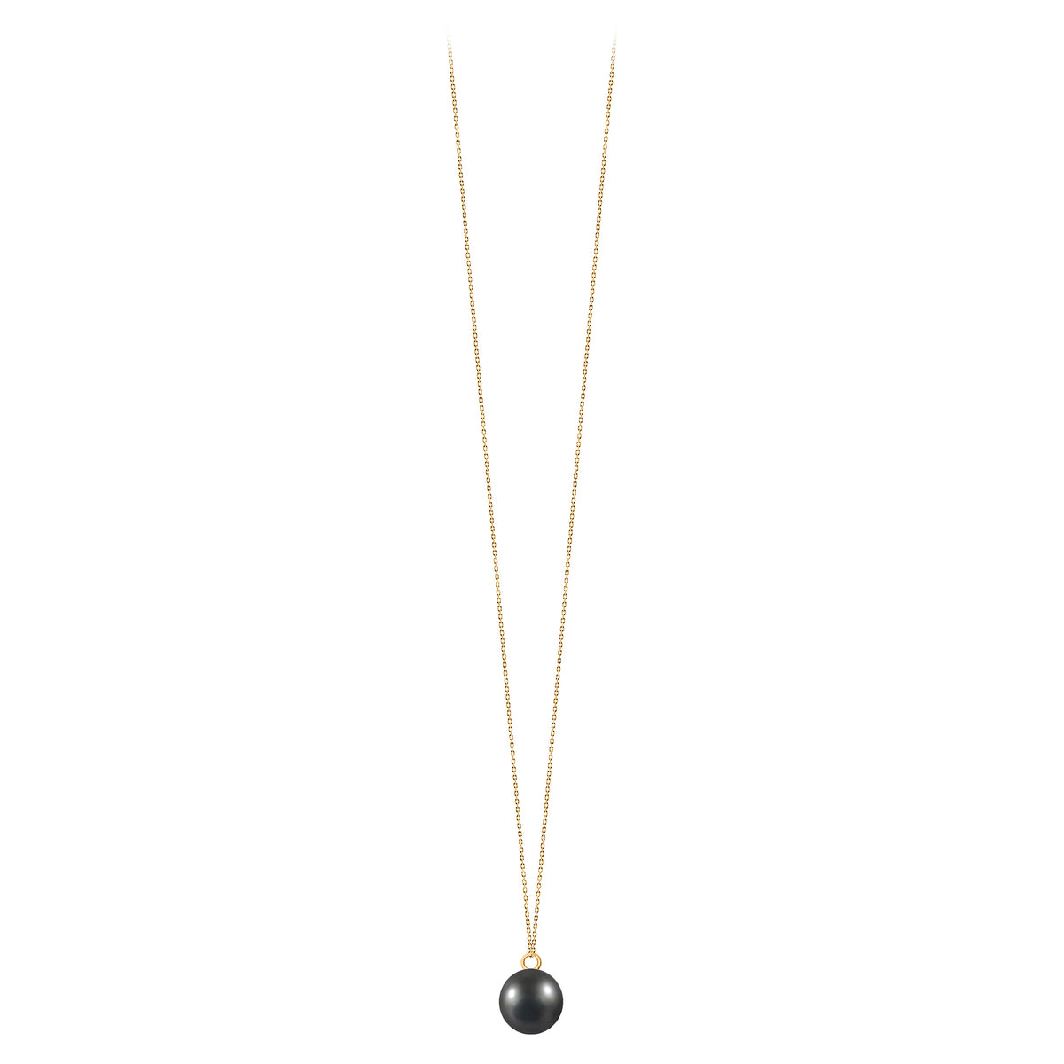 Simply Pearly black pearl necklace