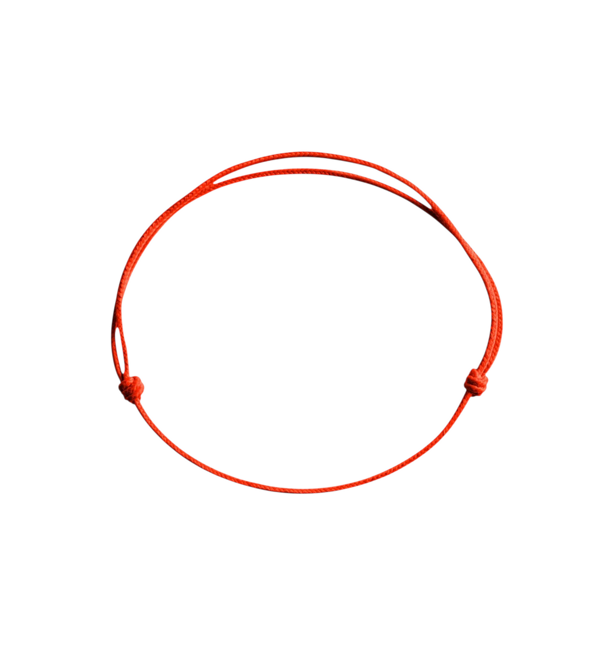 Cordon de remplacement rouge pour bracelet Claverin avec nœuds coulissants ajustables